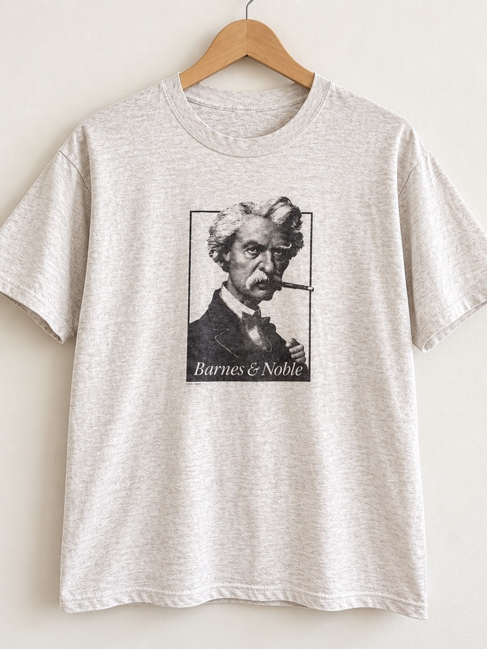 Barnes & Noble Men's Cream Graphic Tee
